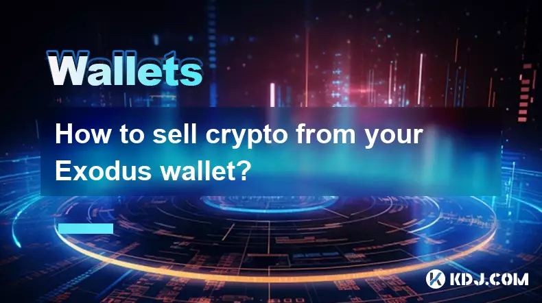 Comment vendre la crypto de votre portefeuille Exodus? Comment vendre la crypto de votre portefeuille Exodus?