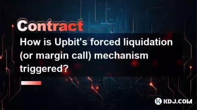 How is Upbit's forced liquidation (or margin call) mechanism triggered? How is Upbit's forced liquidation (or margin call) mechanism triggered?