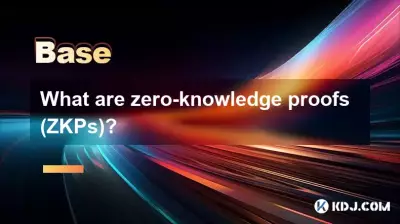 What are zero-knowledge proofs (ZKPs)? What are zero-knowledge proofs (ZKPs)?