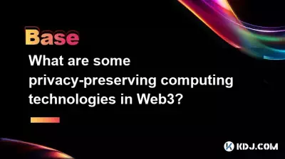 Was sind einige Datenschutzverschreibungen in Web3? Was sind einige Datenschutzverschreibungen in Web3?