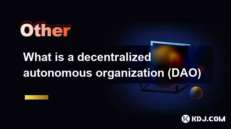 What is a decentralized autonomous organization (DAO) What is a decentralized autonomous organization (DAO)