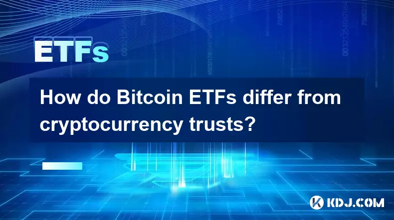 En quoi les FNB Bitcoin diffèrent-ils des fiducies de crypto-monnaie? En quoi les FNB Bitcoin diffèrent-ils des fiducies de crypto-monnaie?