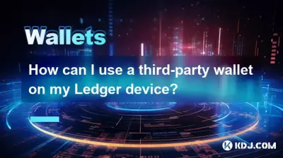 How can I use a third-party wallet on my Ledger device? How can I use a third-party wallet on my Ledger device?