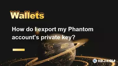 Wie exportiere ich meinen privaten Schlüssel meines Phantomkontos? Wie exportiere ich meinen privaten Schlüssel meines Phantomkontos?