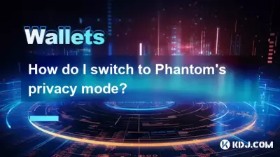 How do I switch to Phantom's privacy mode? How do I switch to Phantom's privacy mode?