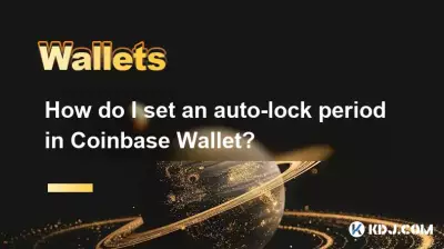 How do I set an auto-lock period in Coinbase Wallet? How do I set an auto-lock period in Coinbase Wallet?