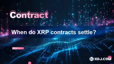 When do XRP contracts settle? When do XRP contracts settle?