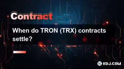 When do TRON (TRX) contracts settle? When do TRON (TRX) contracts settle?