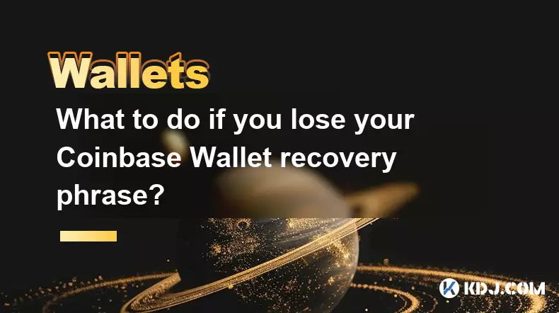Que faire si vous perdez votre phrase de récupération Coinbase Wallet ? Que faire si vous perdez votre phrase de récupération Coinbase Wallet ?