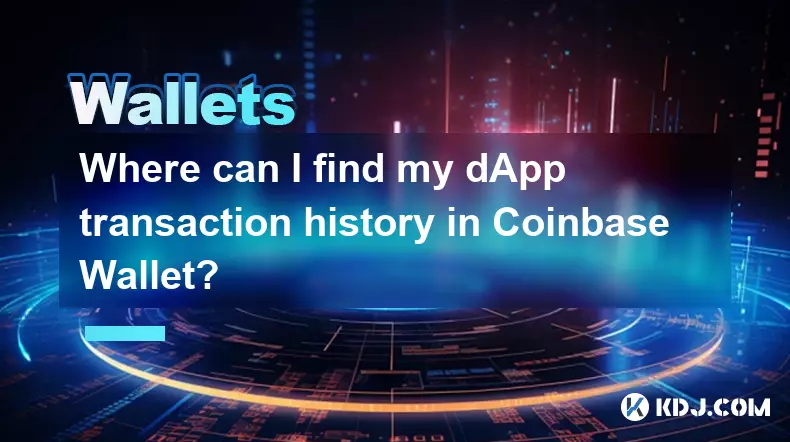 Où puis-je trouver l'historique de mes transactions dApp dans Coinbase Wallet ? Où puis-je trouver l'historique de mes transactions dApp dans Coinbase Wallet ?