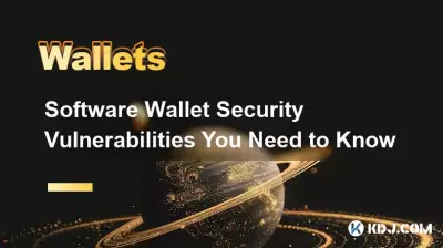 Software Wallet Security Vulnerabilities You Need to Know Software Wallet Security Vulnerabilities You Need to Know