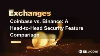 Coinbase vs. Binance: A Head-to-Head Security Feature Comparison. Coinbase vs. Binance: A Head-to-Head Security Feature Comparison.
