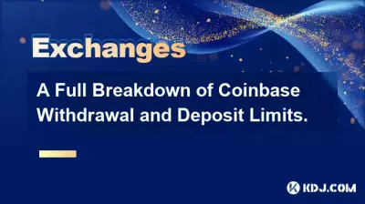 Eine vollständige Aufschlüsselung der Auszahlungs- und Einzahlungslimits von Coinbase. Eine vollständige Aufschlüsselung der Auszahlungs- und Einzahlungslimits von Coinbase.