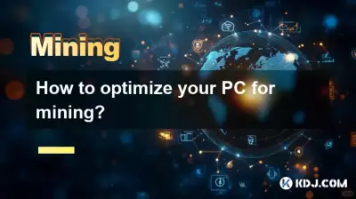 Wie optimieren Sie Ihren PC für das Mining? Wie optimieren Sie Ihren PC für das Mining?