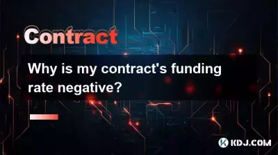 Why is my contract's funding rate negative? Why is my contract's funding rate negative?