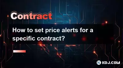 How to set price alerts for a specific contract? How to set price alerts for a specific contract?