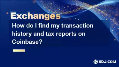 How do I find my transaction history and tax reports on Coinbase? How do I find my transaction history and tax reports on Coinbase?