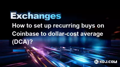 Coinbase에서 반복 구매를 달러 비용 평균(DCA)으로 설정하는 방법은 무엇입니까? Coinbase에서 반복 구매를 달러 비용 평균(DCA)으로 설정하는 방법은 무엇입니까?