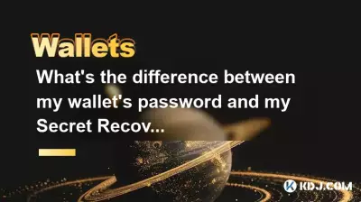 What's the difference between my wallet's password and my Secret Recovery Phrase? What's the difference between my wallet's password and my Secret Recovery Phrase?