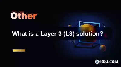 What is a Layer 3 (L3) solution? What is a Layer 3 (L3) solution?