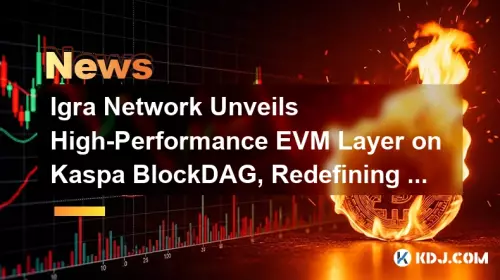 Igra Network dévoile une couche EVM hautes performances sur Kaspa BlockDAG, redéfinissant l'évolutivité et la sécurité Igra Network dévoile une couche EVM hautes performances sur Kaspa BlockDAG, redéfinissant l'évolutivité et la sécurité