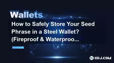 How to Safely Store Your Seed Phrase in a Steel Wallet? (Fireproof & Waterproof Backup) How to Safely Store Your Seed Phrase in a Steel Wallet? (Fireproof & Waterproof Backup)