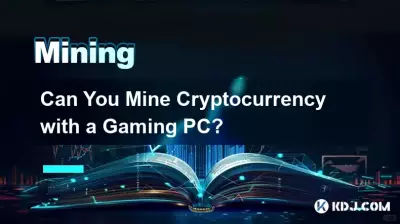 Kann man mit einem Gaming-PC Kryptowährungen schürfen? Kann man mit einem Gaming-PC Kryptowährungen schürfen?