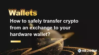 How to safely transfer crypto from an exchange to your hardware wallet? How to safely transfer crypto from an exchange to your hardware wallet?