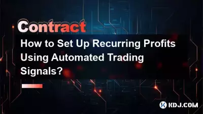 Comment configurer des bénéfices récurrents à l’aide de signaux de trading automatisés ? Comment configurer des bénéfices récurrents à l’aide de signaux de trading automatisés ?