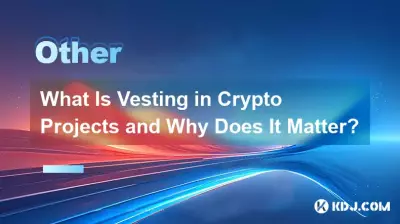 암호화폐 프로젝트에서 베스팅(Vesting)이란 무엇이며 왜 중요한가요? 암호화폐 프로젝트에서 베스팅(Vesting)이란 무엇이며 왜 중요한가요?