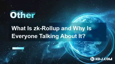 zk-Rollup은 무엇이며 왜 모두가 그것에 대해 이야기하고 있습니까? zk-Rollup은 무엇이며 왜 모두가 그것에 대해 이야기하고 있습니까?