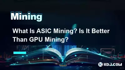 什麼是 ASIC 挖礦?它比 GPU 挖礦好嗎? 什麼是 ASIC 挖礦?它比 GPU 挖礦好嗎?