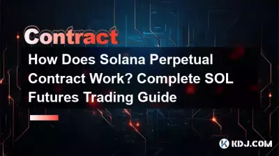 Solana 永續合約如何運作?完整的 SOL 期貨交易指南 Solana 永續合約如何運作?完整的 SOL 期貨交易指南