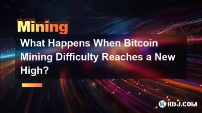 What Happens When Bitcoin Mining Difficulty Reaches a New High? What Happens When Bitcoin Mining Difficulty Reaches a New High?